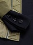  - SACAI - Wool melton panel bomber jacket
