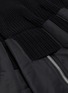  - SACAI - Detachable turtleneck bomber jacket panel sweater