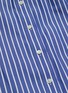 Detail View - Click To Enlarge - SACAI - Drawstring side flare stripe shirt dress