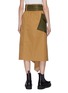 Back View - Click To Enlarge - SACAI - Belted patch pocket asymmetric skirt