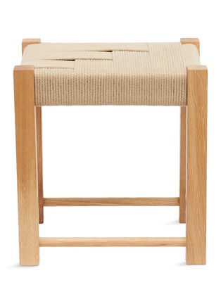 Main View - Click To Enlarge - JO ELBOURNE - Steps handwoven stool – Sand