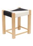  - JO ELBOURNE - Dart handwoven stool – Raw/Black