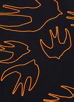  - MC Q - 'Swallow Swarm' embroidered T-shirt