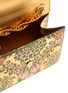 Detail View - Click To Enlarge - OSCAR DE LA RENTA - 'TRO' floral print metallic leather crossbody bag
