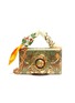 Main View - Click To Enlarge - OSCAR DE LA RENTA - 'TRO' floral print metallic leather crossbody bag