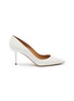 Main View - Click To Enlarge - AQUAZZURA - 'Purist' croc embossed leather pumps