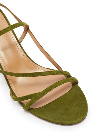 Detail View - Click To Enlarge - AQUAZZURA - 'Carolyne' strappy suede sandals