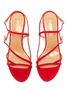Detail View - Click To Enlarge - AQUAZZURA - 'Carolyne' strappy suede sandals