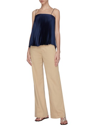 Figure View - Click To Enlarge - VINCE - Flared twill pants
