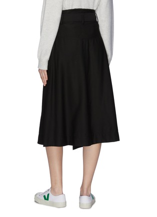 Back View - Click To Enlarge - VINCE - Belted wrap utility midi skirt