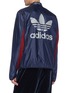 Back View - Click To Enlarge - ADIDAS X BED J.W. FORD - 3-Stripes outseam logo print back colourblock windbreaker jacket