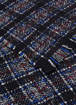 Detail View - Click To Enlarge - FALIERO SARTI - 'Taylor' check plaid fringe hem scarf