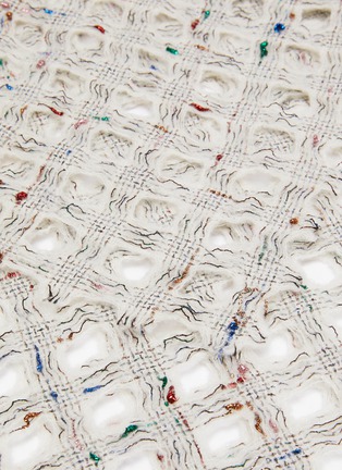 Detail View - Click To Enlarge - FALIERO SARTI - 'Adelma' metallic thread needlepunch scarf