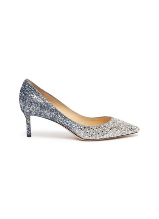 Main View - Click To Enlarge - JIMMY CHOO - 'Romy 60' dégradé glitter pumps