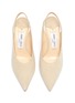 Detail View - Click To Enlarge - JIMMY CHOO - 'Ivy 85' suede slingback pumps