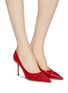 Figure View - Click To Enlarge - JIMMY CHOO - 'Love 85' liquid leather pumps
