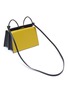 Detail View - Click To Enlarge - DANSE LENTE - 'Phoebe' spiral handle mini leather crossbody bag