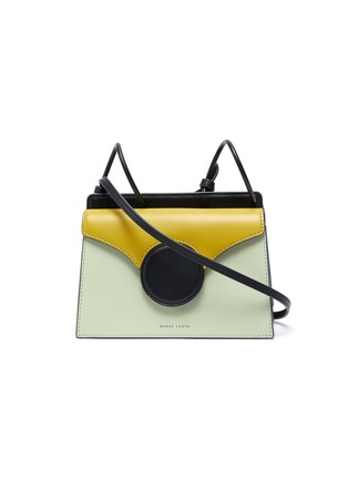 Main View - Click To Enlarge - DANSE LENTE - 'Phoebe' spiral handle mini leather crossbody bag