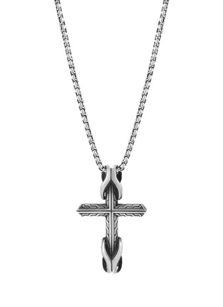 Main View - Click To Enlarge - JOHN HARDY - 'Asli Classic Chain' silver cross pendant necklace
