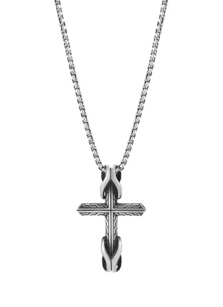 Main View - Click To Enlarge - JOHN HARDY - 'Asli Classic Chain' silver cross pendant necklace