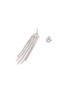 Detail View - Click To Enlarge - CZ BY KENNETH JAY LANE - Cubic zirconia princess stud fringe drop earrings