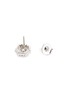 Detail View - Click To Enlarge - CZ BY KENNETH JAY LANE - Cubic zirconia halo stud earrings