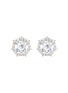 Main View - Click To Enlarge - CZ BY KENNETH JAY LANE - Cubic zirconia halo stud earrings