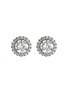 Main View - Click To Enlarge - CZ BY KENNETH JAY LANE - Cubic zirconia halo stud earrings