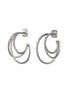 Main View - Click To Enlarge - CZ BY KENNETH JAY LANE - Cubic zirconia pavé hoop earrings