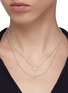 Figure View - Click To Enlarge - CZ BY KENNETH JAY LANE - Cubic zirconia tiered star pendant necklace