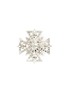 Figure View - Click To Enlarge - CZ BY KENNETH JAY LANE - Cubic zirconia freshwater pearl Maltese cross brooch
