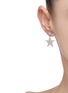 Figure View - Click To Enlarge - CZ BY KENNETH JAY LANE - Cubic zirconia star drop earrings