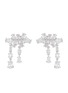 Main View - Click To Enlarge - CZ BY KENNETH JAY LANE - Cubic zirconia cluster drop earrings