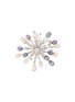 Main View - Click To Enlarge - CZ BY KENNETH JAY LANE - Fresh water pearl cubic zirconia starburst brooch