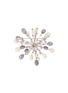 Figure View - Click To Enlarge - CZ BY KENNETH JAY LANE - Fresh water pearl cubic zirconia starburst brooch