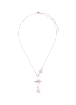 Main View - Click To Enlarge - CZ BY KENNETH JAY LANE - Cubic zirconia star pendant necklace