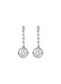 Main View - Click To Enlarge - CZ BY KENNETH JAY LANE - Cubic zirconia link drop earrings