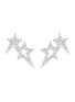 Main View - Click To Enlarge - CZ BY KENNETH JAY LANE - Cubic zirconia double star stud earrings