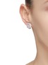 Figure View - Click To Enlarge - CZ BY KENNETH JAY LANE - Cubic zirconia stud earrings