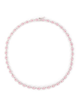 Main View - Click To Enlarge - CZ BY KENNETH JAY LANE - Cubic zirconia link necklace