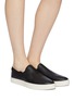 Figure View - Click To Enlarge - VINCE - 'Garvey' leather step-in skate slip-ons