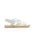 Main View - Click To Enlarge - VINCE - 'Tension' cross strap leather espadrille sandals