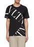 Main View - Click To Enlarge - VALENTINO GARAVANI - 'VLTN Macrogrid' print T-shirt