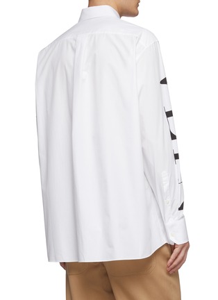 Back View - Click To Enlarge - VALENTINO GARAVANI - 'VLTN Macrogrid' print oversized shirt