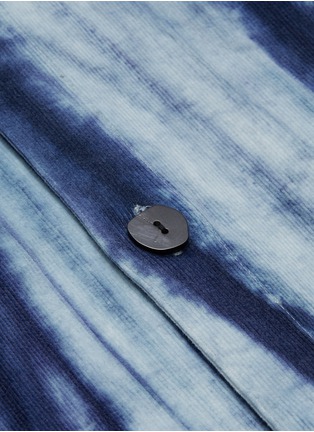  - THE WORLD IS YOUR OYSTER - Contrast chest pocket tie-dye effect corduroy shirt