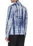 Back View - Click To Enlarge - THE WORLD IS YOUR OYSTER - Contrast chest pocket tie-dye effect corduroy shirt