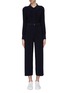 Main View - Click To Enlarge - NORMA KAMALI - Belted cropped jumpsuit