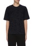 Main View - Click To Enlarge - MC Q - Swallow velvet flock print panelled T-shirt