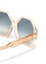 Detail View - Click To Enlarge - CHLOÉ - 'Willow' acetate octagon frame sunglasses