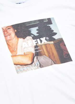  - AFFIX - Logo photographic print T-shirt